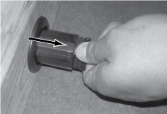 pull drain knob